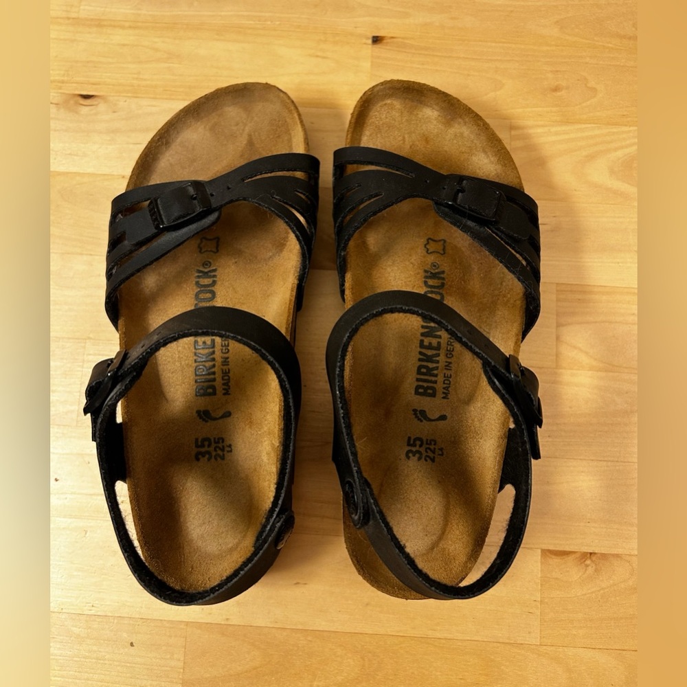 Birkenstock Bali black leather